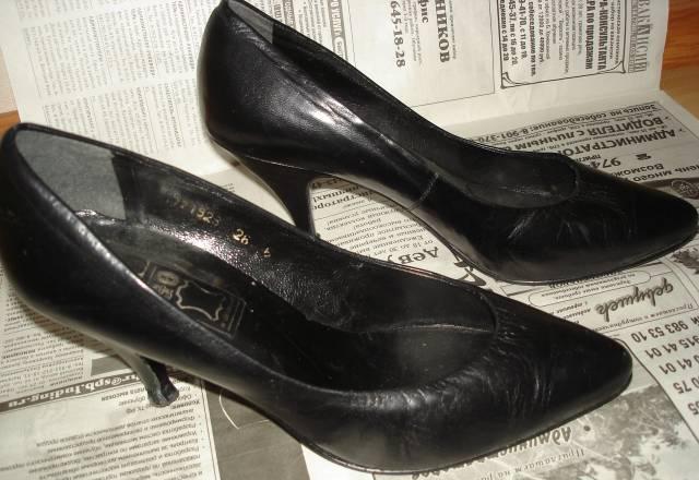 Винтажные туфли(черные),38р Санкт-Петербург
