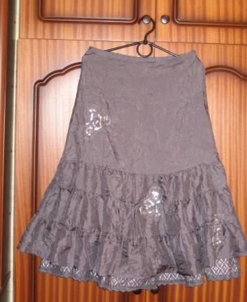 Эффектная нов бутик юбки нат.шёлк из Парижа Москва