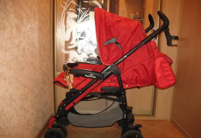 Коляска прогулочная peg perego pliko p3 (красная) Москва