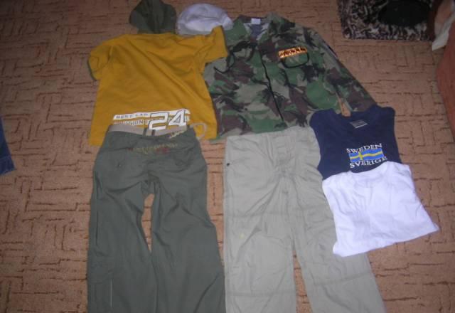 Пакет вещей для мальчика р.104-116 бу Москва