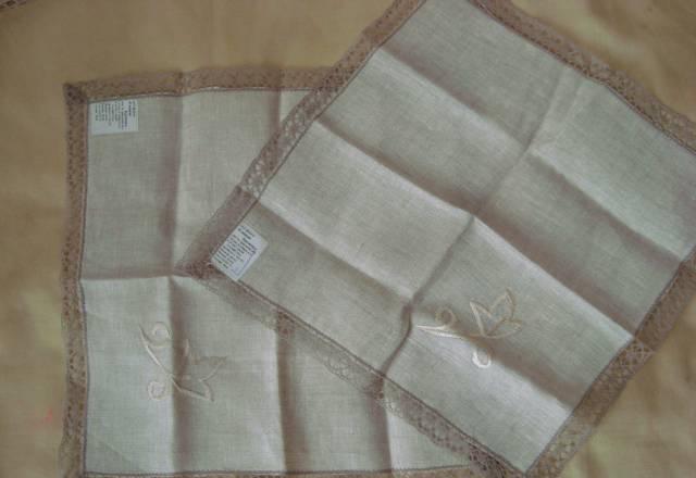 Салфетки. Лен. 32х32 - 2 шт Москва