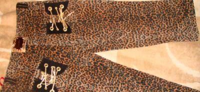Брюки-бриджи леопардовые, Италия, 44р Москва