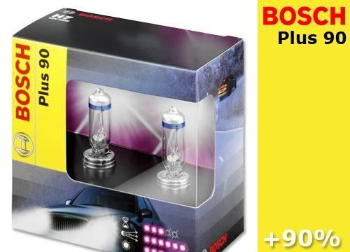 Яркие галогеновые лампы Bosch Plus 90, 55W Москва