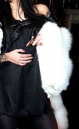 Горжетка- мех песца. Модный аксессуар Москва