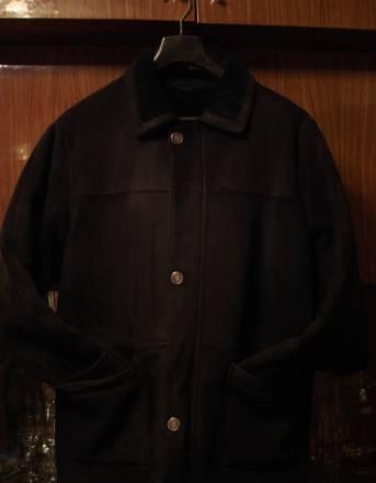 Дубленка мужская темно-шоколадная Санкт-Петербург