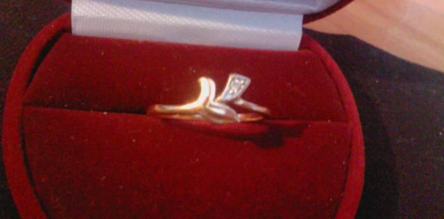 Золотое колечко " Цветочек " Санкт-Петербург