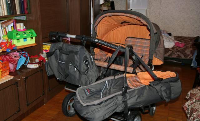 Hartan ZX II, немецкая коляска-трансф. для двойни Москва