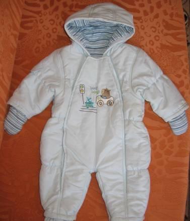 Комбинезон весна-осень с шапочкой и шарфиком Москва