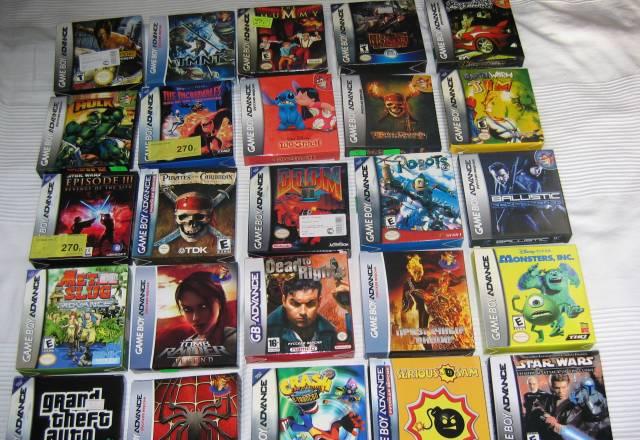 25 картриджей для приставки Game Boy Москва