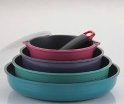 Набор жаровок из 4-х предметов со съемной ручкой Москва