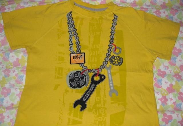 Футболка с рисунком "Автолюбитель"рост 128 Санкт-Петербург