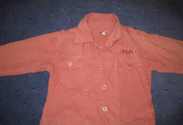 Куртка-пиджак, микровельвет р 98 Москва