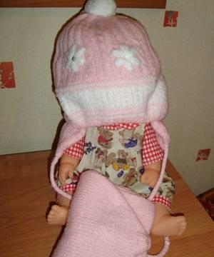 Продам шапочку с шарфиком 2-4 года Санкт-Петербург