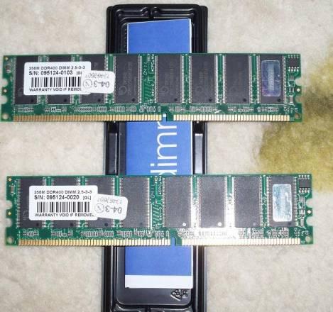 Память DDR1 PC3200 (400 МГц) 2x256 Санкт-Петербург