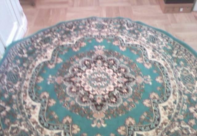 Ковер круглый, диаметр 1,7м, новый, зеленого цвета Москва