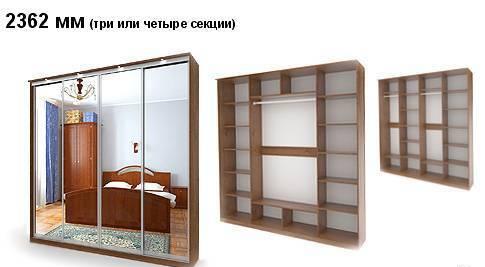 Шкафы купе любой сложности на заказ Москва
