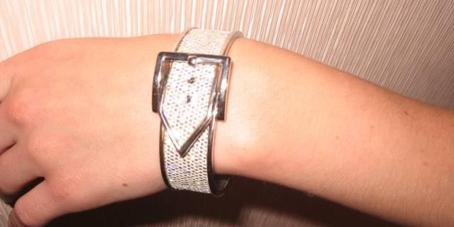 Стильный браслет-хамелион-оригинальная застежка Москва