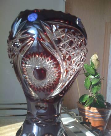 Новая хрустальная ваза с ручной работой Санкт-Петербург