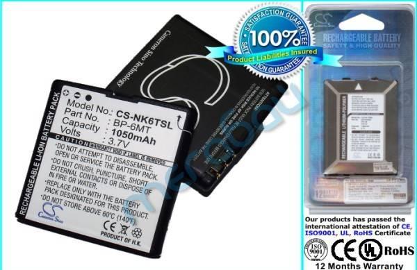 Аккумулятор для Nokia N78 N81 N82 E51 5610 1050mAh Москва