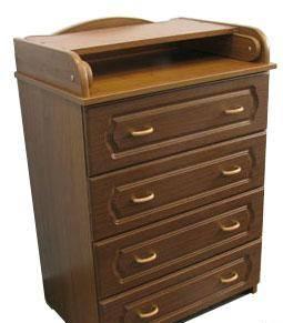 Пеленальный комод 60/4ящ, мдф. Новый Москва