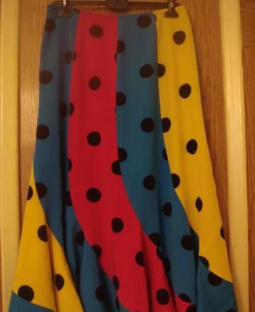 Яркая летняя юбка на отдых, 48р Москва