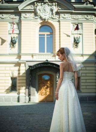 Нежное свадебное платье Санкт-Петербург
