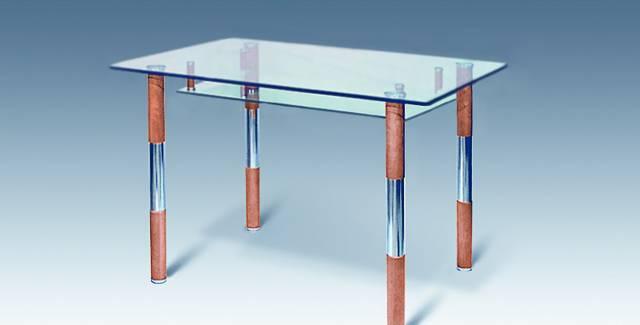 Стол обеденный из стекла Москва