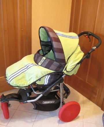 Коляска 2 в 1 Bebecar  Raser ST трехколесная Москва