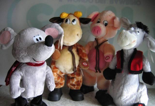 Мягкие музыкальные осел, мышь, бычок, поросенок Москва