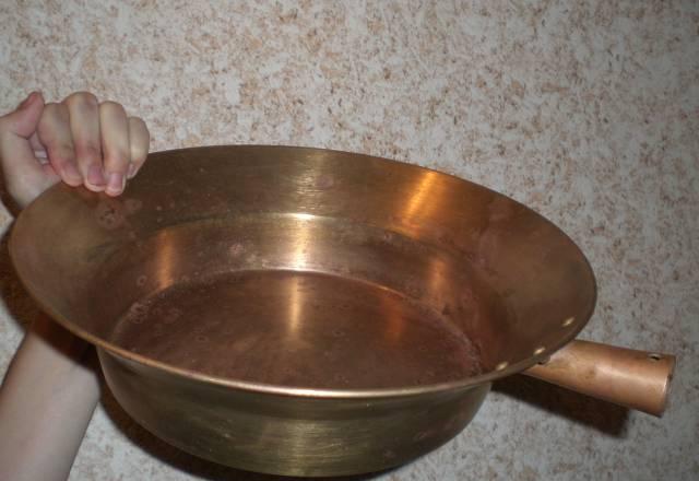 Медный таз для варки варенья Москва