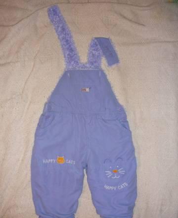 Симпотичные штанишки-комбез со спинкой 80р Москва