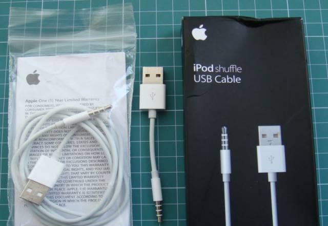Apple iPod shuffle 3G USB Cable MC003ZM/A Москва