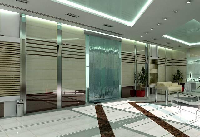 Водопад по стеклу Санкт-Петербург