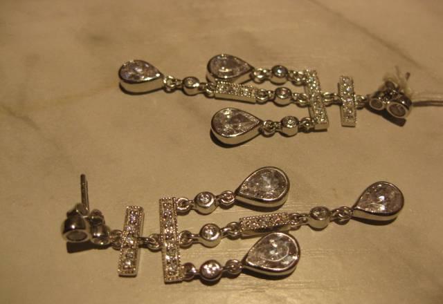 Серьги из серебра Москва