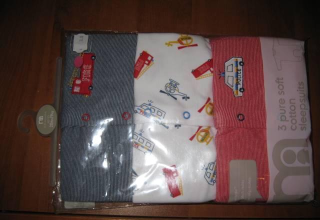 Комплект комбезов Mothercare 3шт Москва