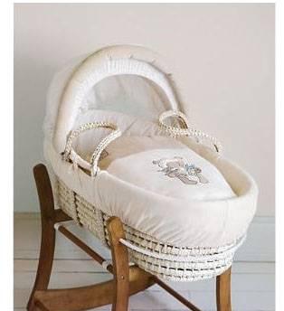 Плетёная корзина - колыбель с качалкой Москва