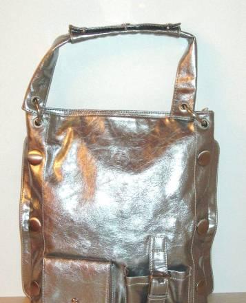 Новая серебристая сумка giorgio armani Москва