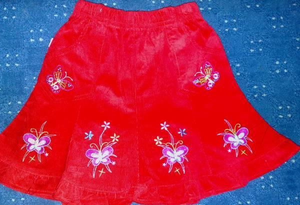 юбка красная на 134-140см Москва