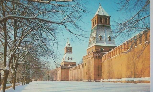 М.1-я Безымянная и Тайницкая башни Кремля Москва