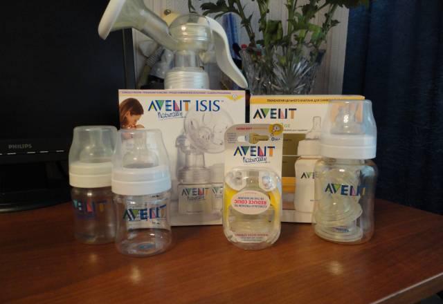 Молокоотсос и бутылочки с сосками Москва
