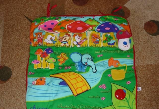 Музыкальный коврик Сhicco 2 в 1 Лесная поляна Москва