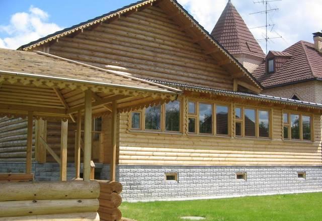 Новый дом из круглого бревна, площадью 275 кв.м Москва