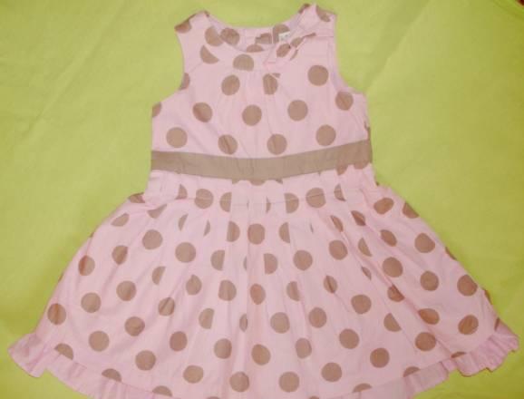 Красивое платице с пышной юбочкой (6-9 мес.)новое Москва