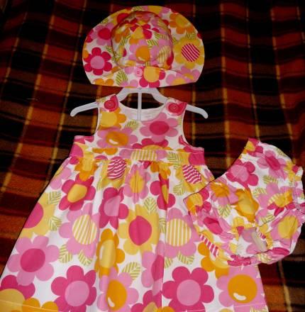 Комплект - сарафан + штаники+шляпка, HM Санкт-Петербург