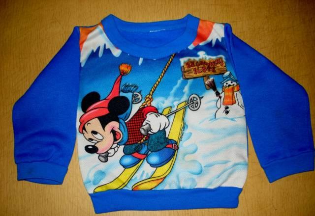 Привозная толстовочка (сост.новой) 74-80см Москва