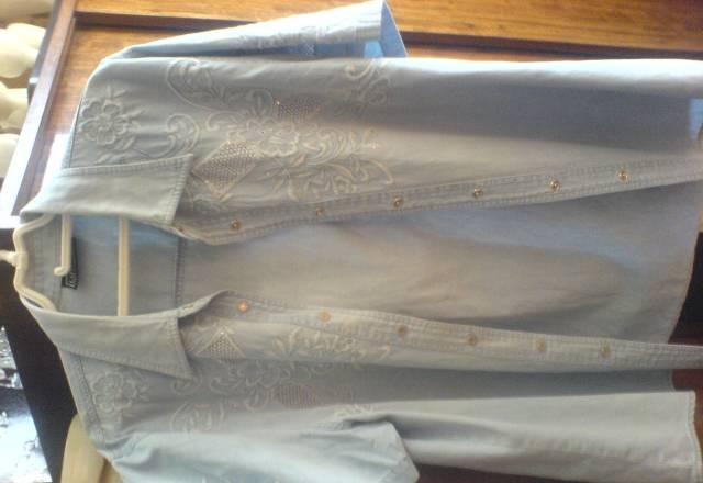 Летняя хлопковая блузка на 4XL Москва