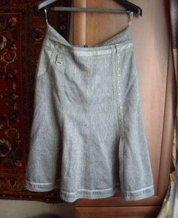 Серая юбка из Испании, размер 50/52 Москва