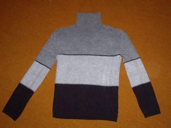 Серо-черная водолазка, размер 48/50 Москва