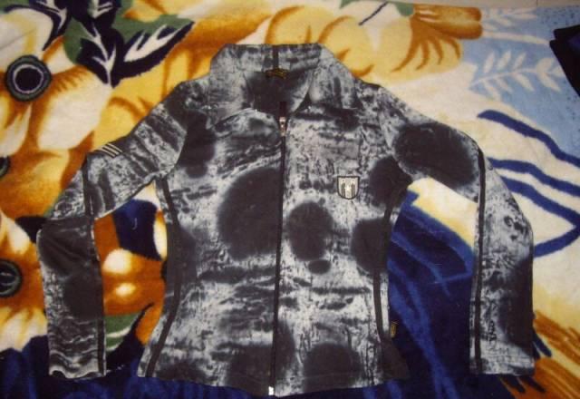 Серая спортивная кофточка на молнии, р.44 Москва