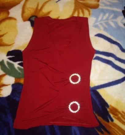 Темно-бордовая нарядная кофточка, р. 44/46 Москва